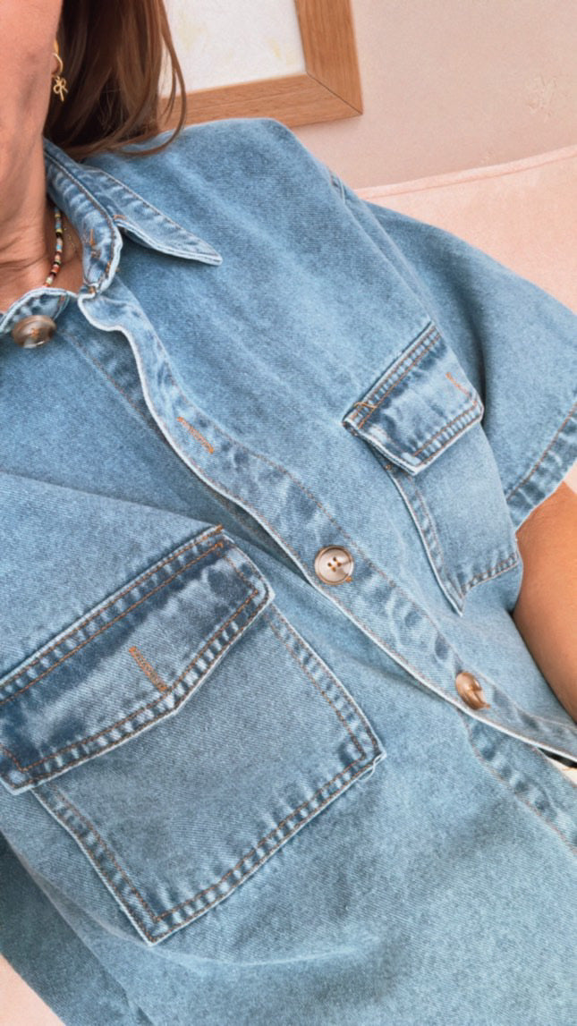 Nicky Light Denim Set