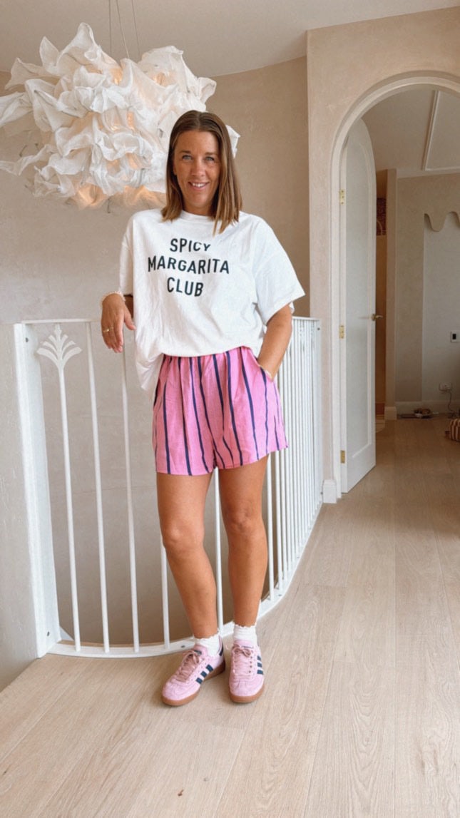 Margi Striped Racer Shorts