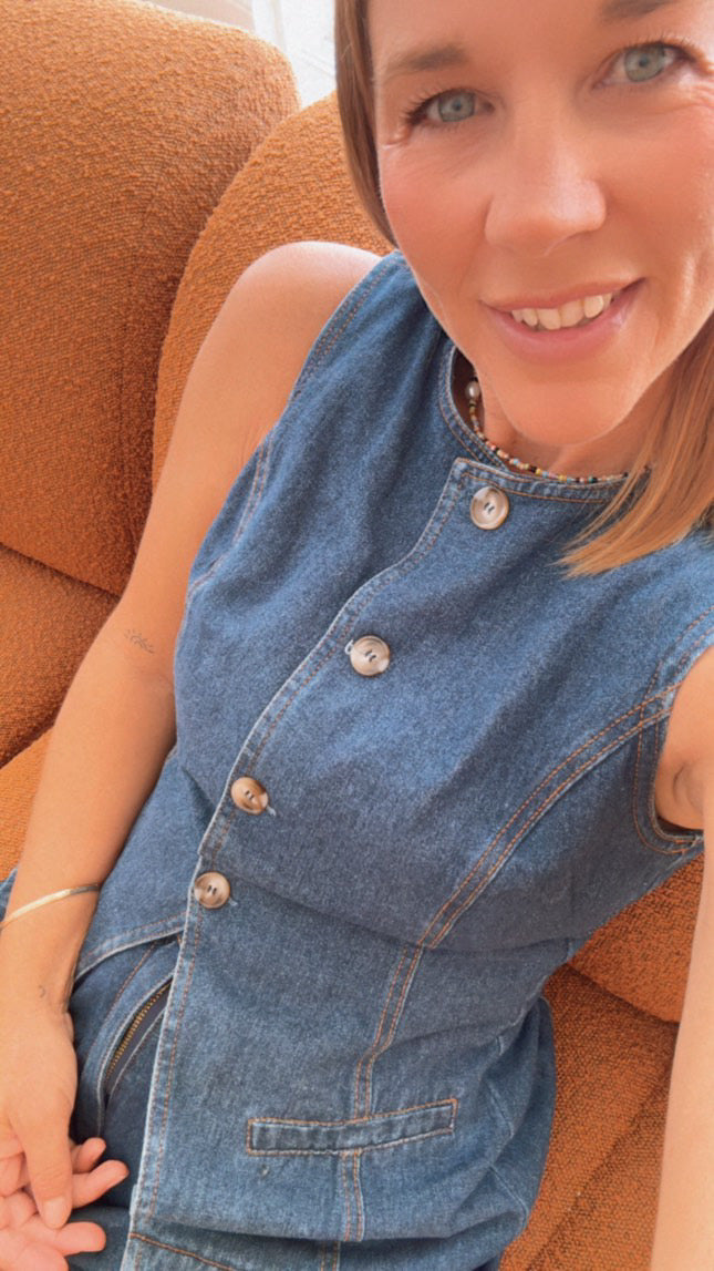 Chloe Dark Denim Set