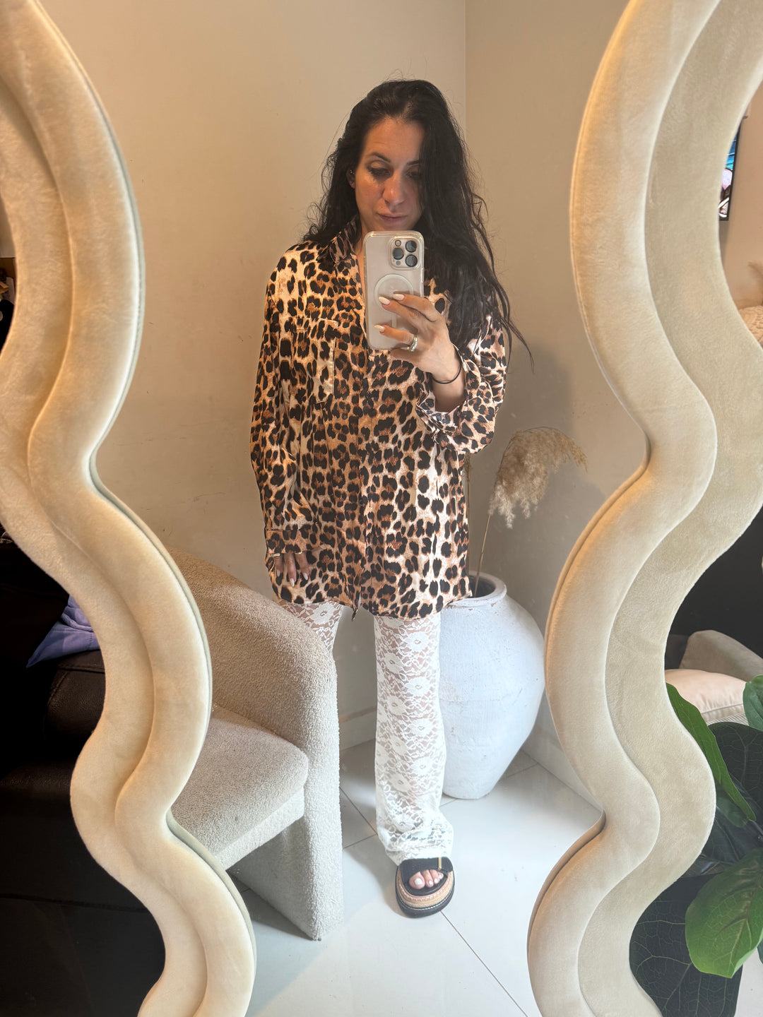 Leopard Dreams Silk Shirt