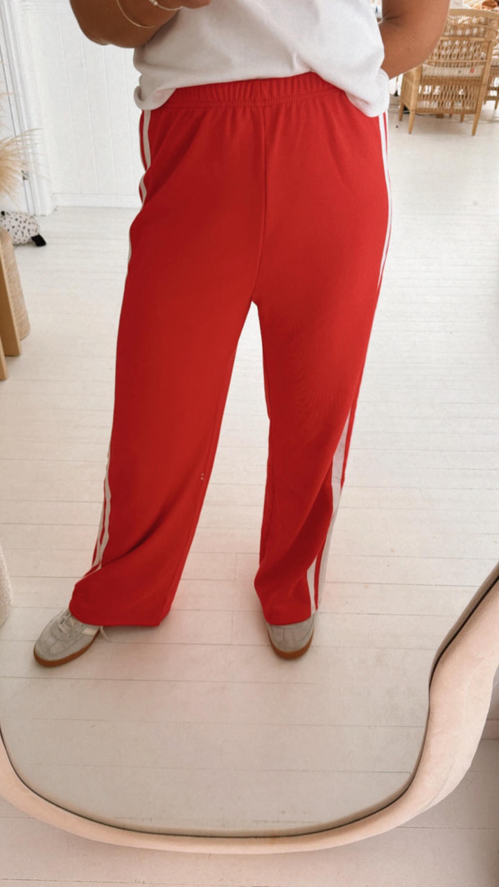 Margarita Red Track Pants