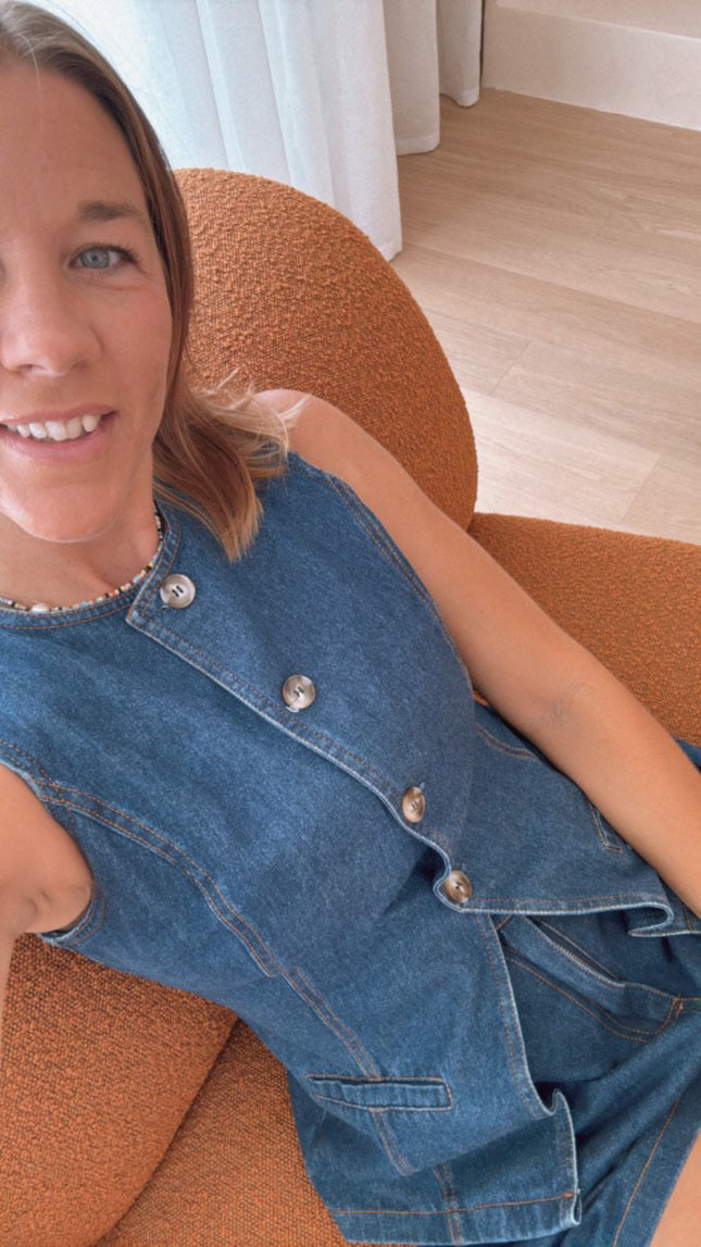 Chloe Dark Denim Set