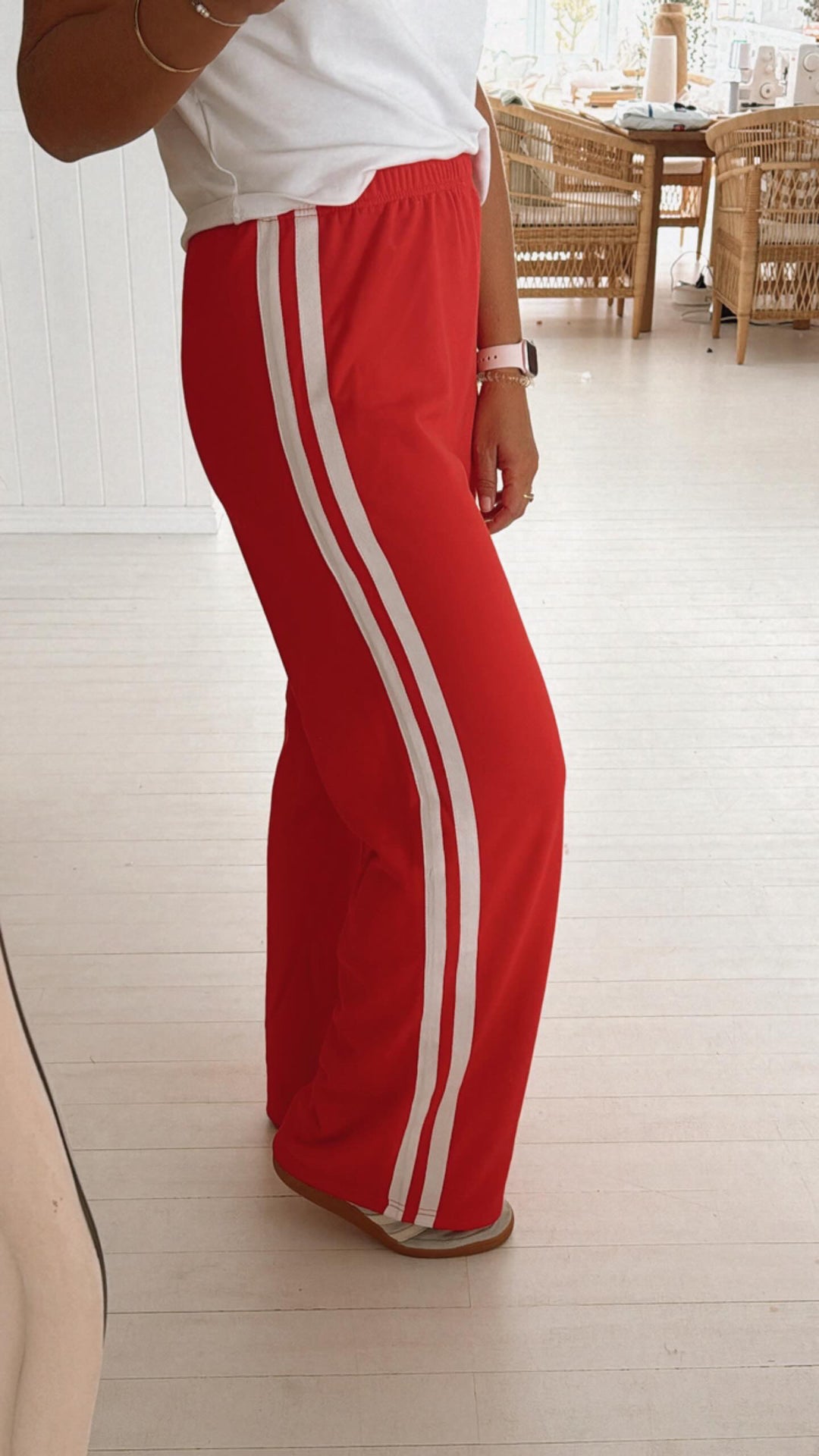 Margarita Red Track Pants