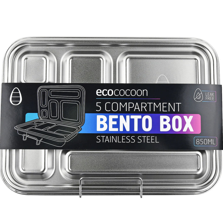 ECOCOCOON BENTO LUNCH BOX 5 - LEAK PROOF GRAPE