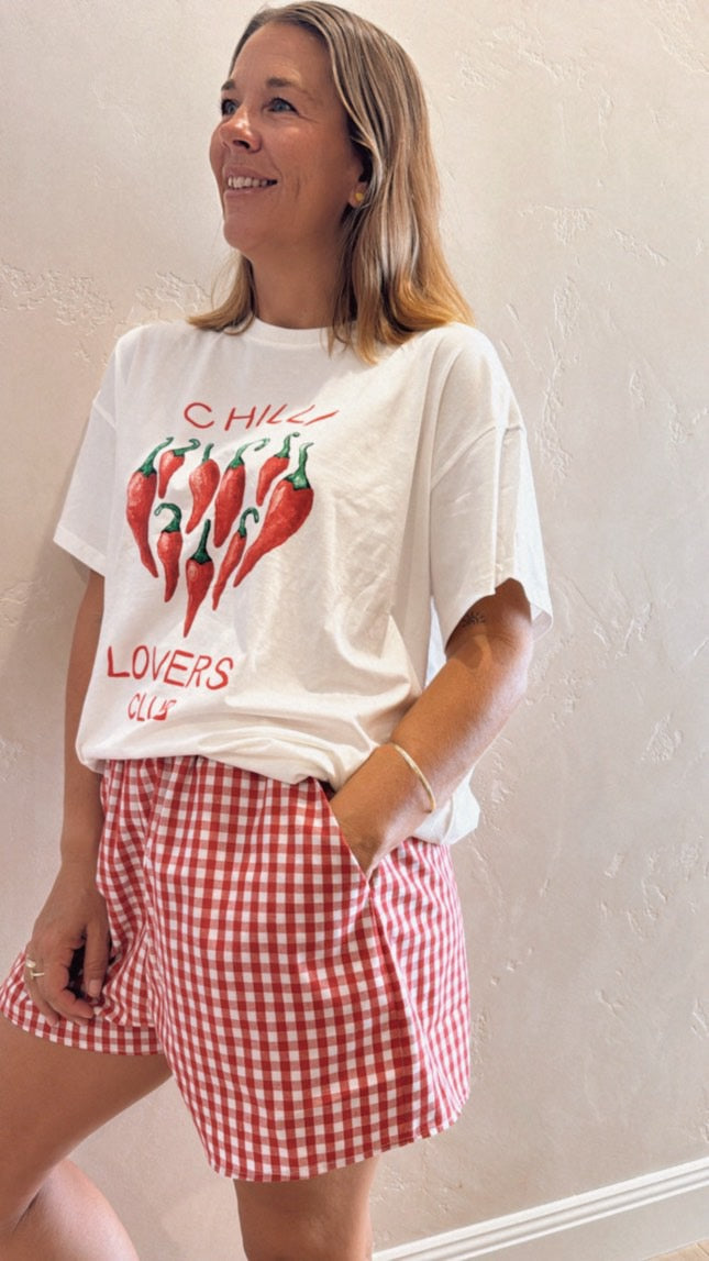 Chilli Lovers Club Boxy Tee
