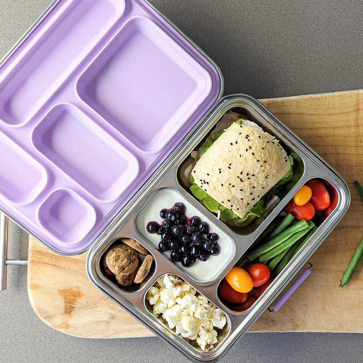 ECOCOCOON BENTO LUNCH BOX 5 - LEAK PROOF GRAPE
