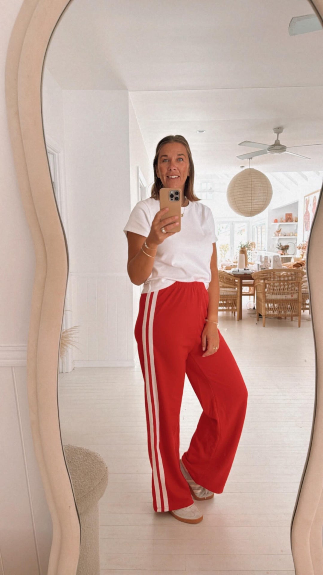 Margarita Red Track Pants