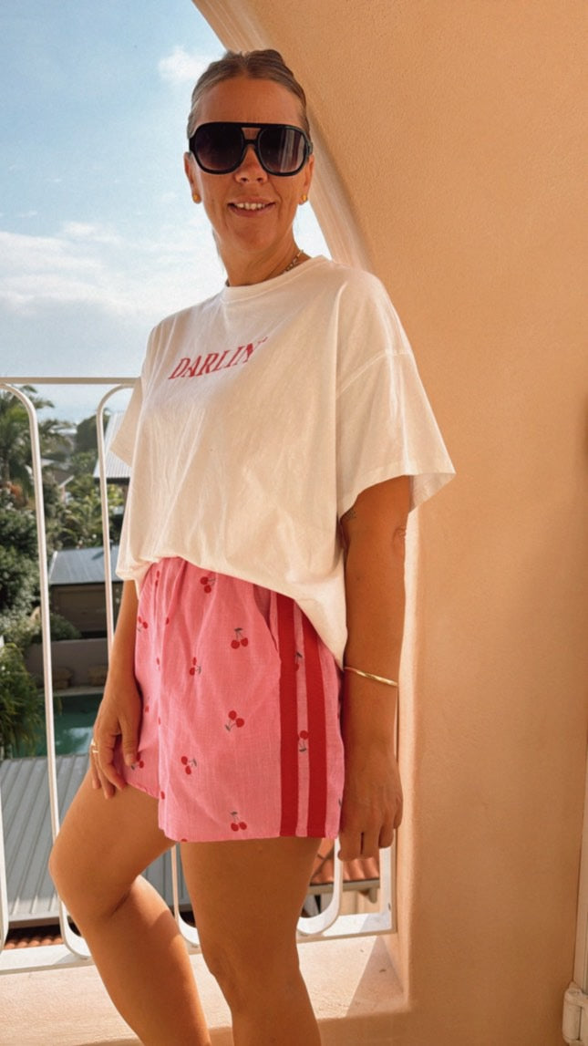 Cherry Racer Shorts
