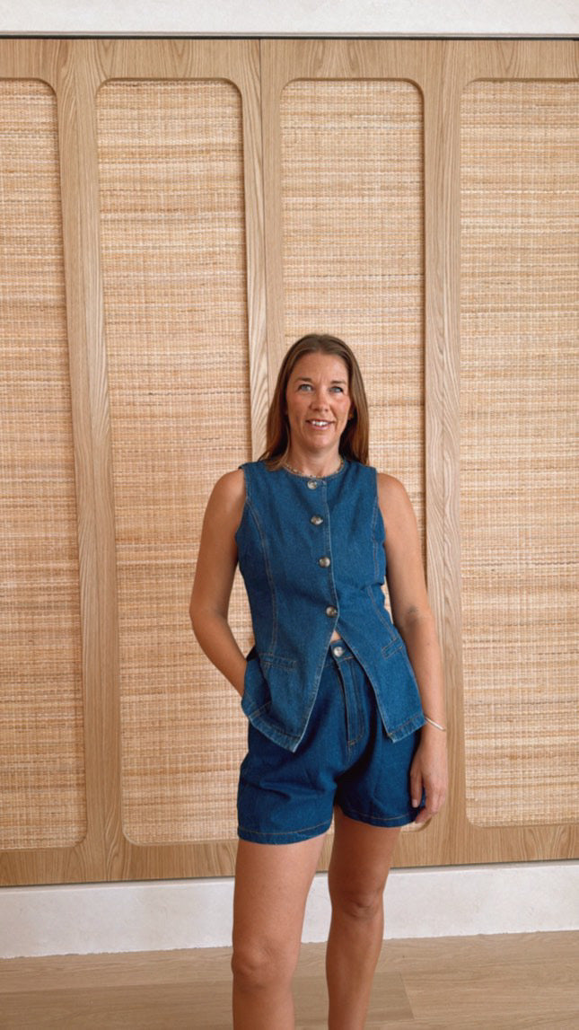 Chloe Dark Denim Set