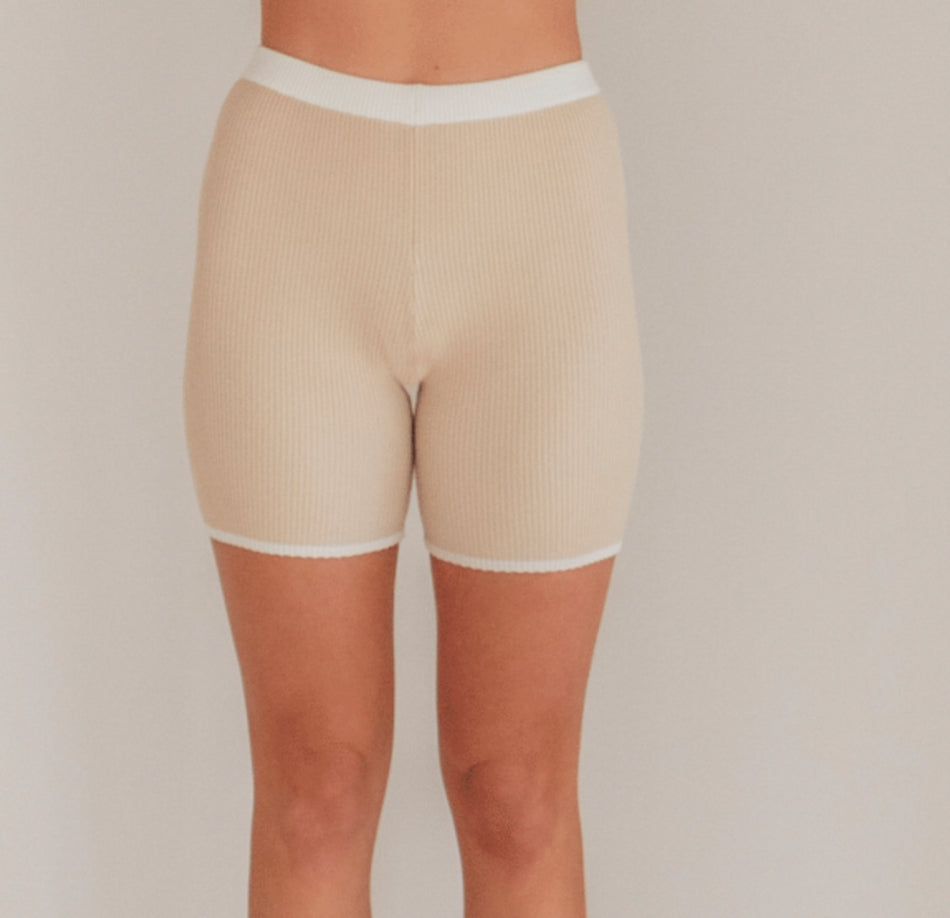 BIKE SHORTS | LATTE (WOMANS) by Ziggy Lou