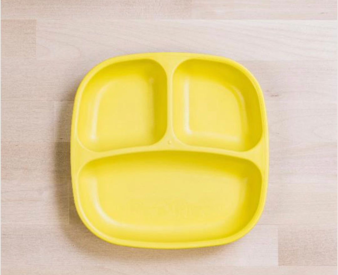 Re-Play Divided Plate - Yellow