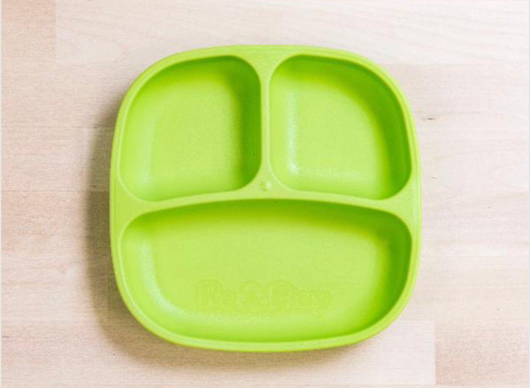 Re-Play Divided Plate - Green