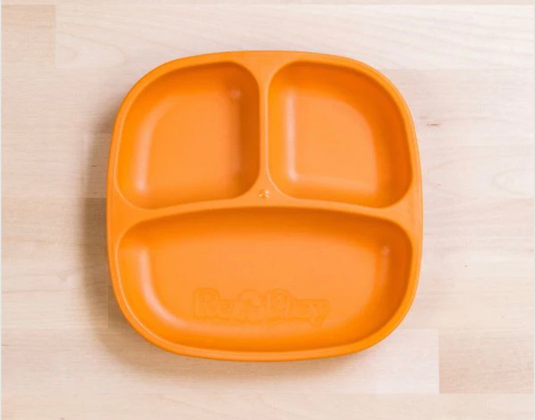 Re-Play Divided Plate - Orange