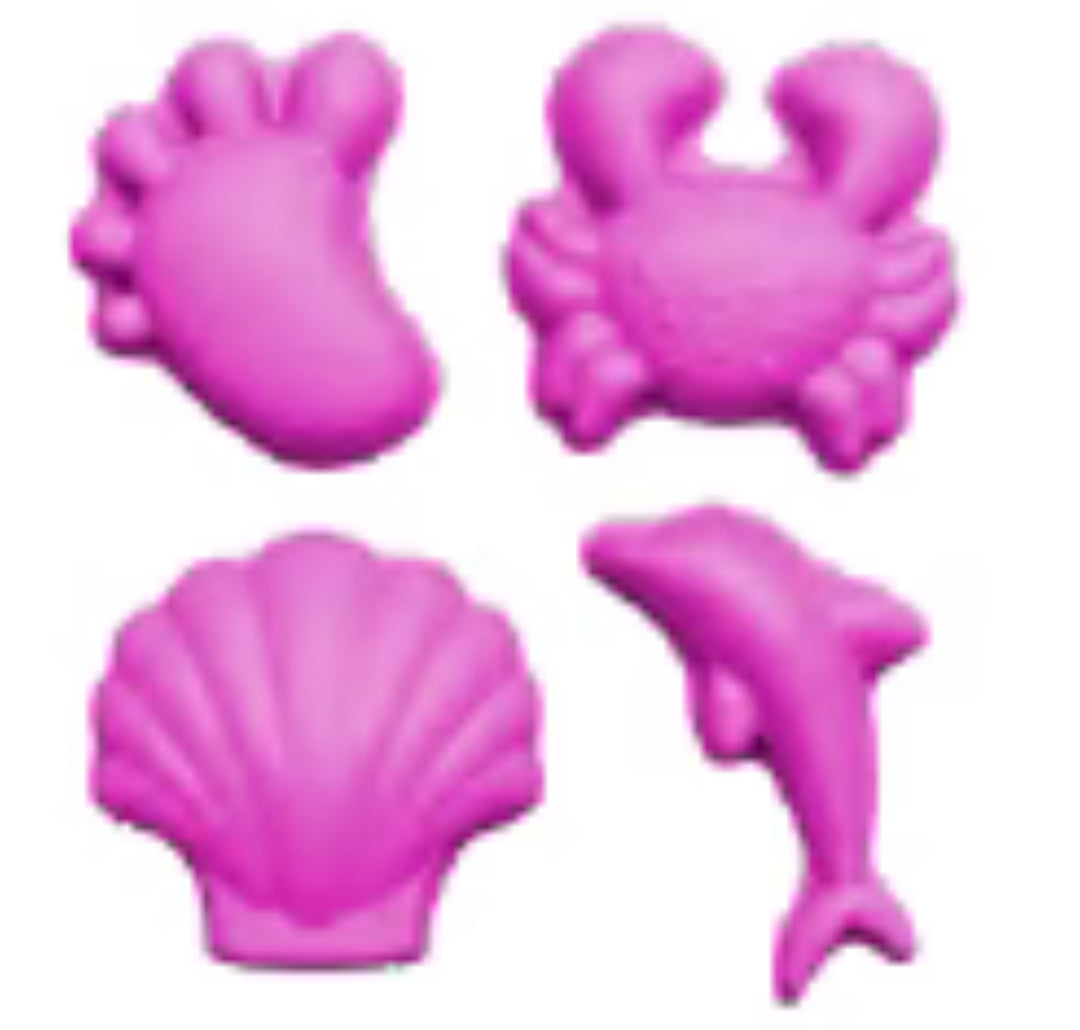 Scrunch Footprint Moulds - Purple