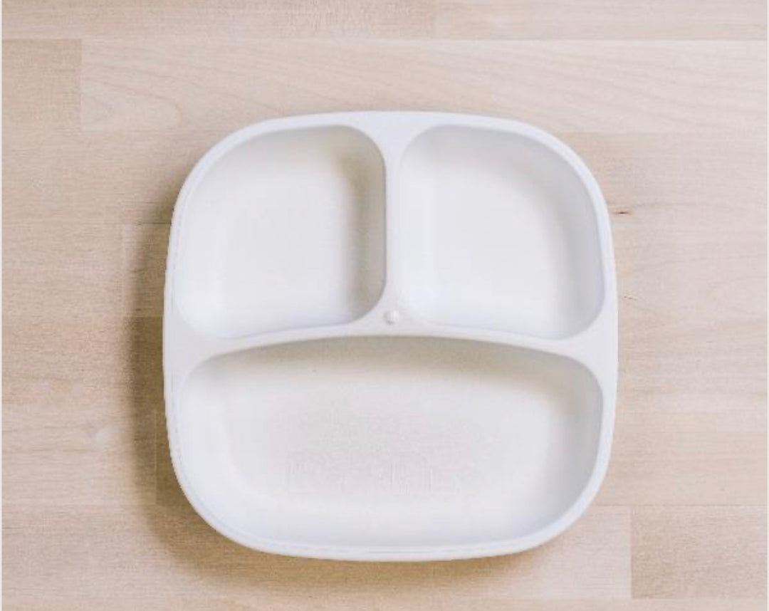 Re-Play Divided Plate - White
