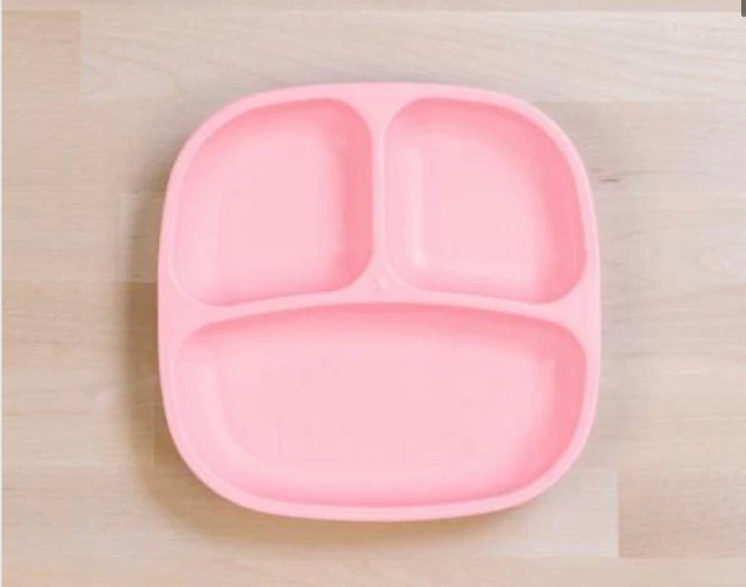 Re-Play Divided Plate - Ice Pink