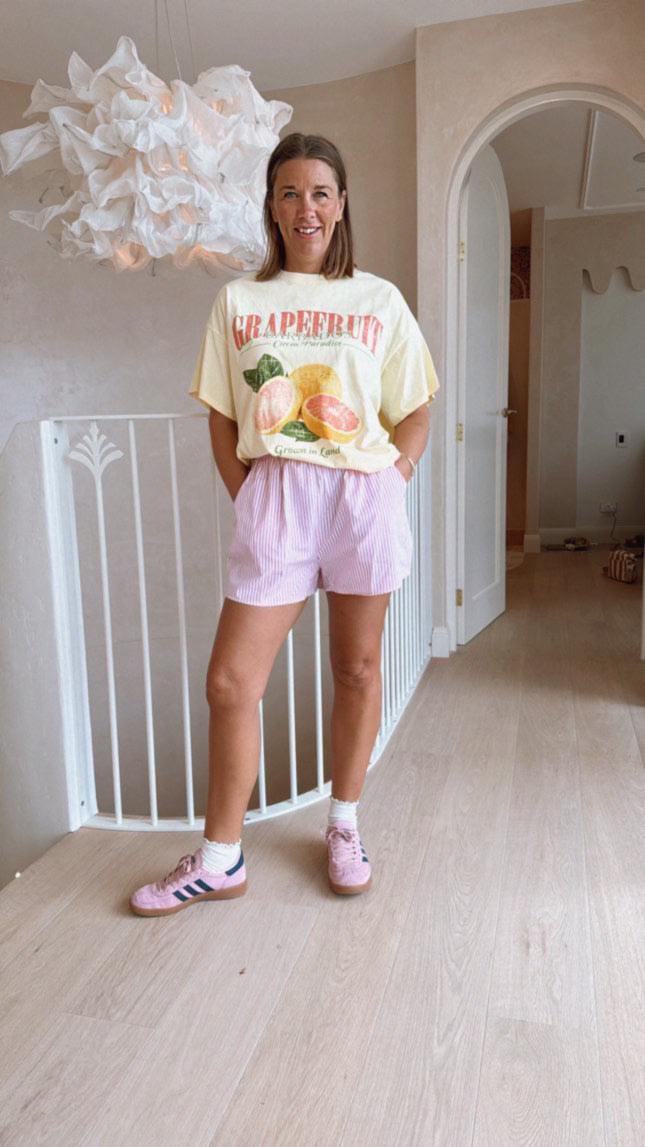Grapefruit Boxy Tee