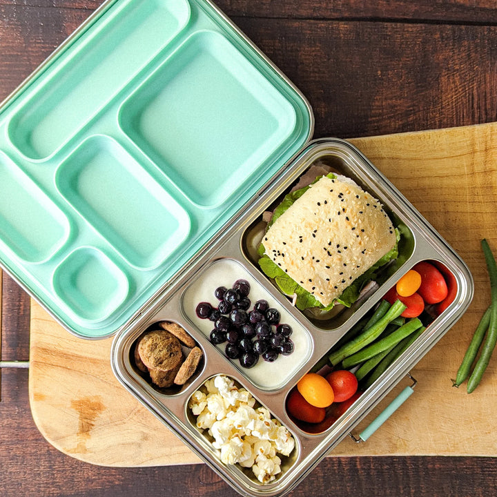 ECOCOCOON BENTO LUNCH BOX 5 - LEAK PROOF MINT