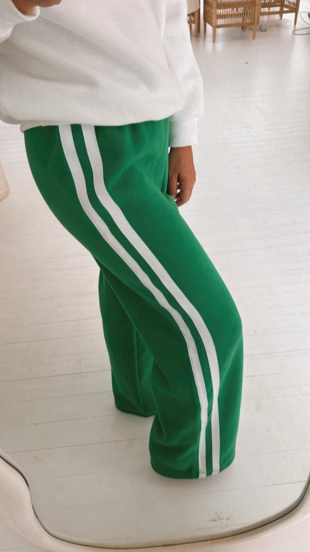 Margarita Green Track Pants