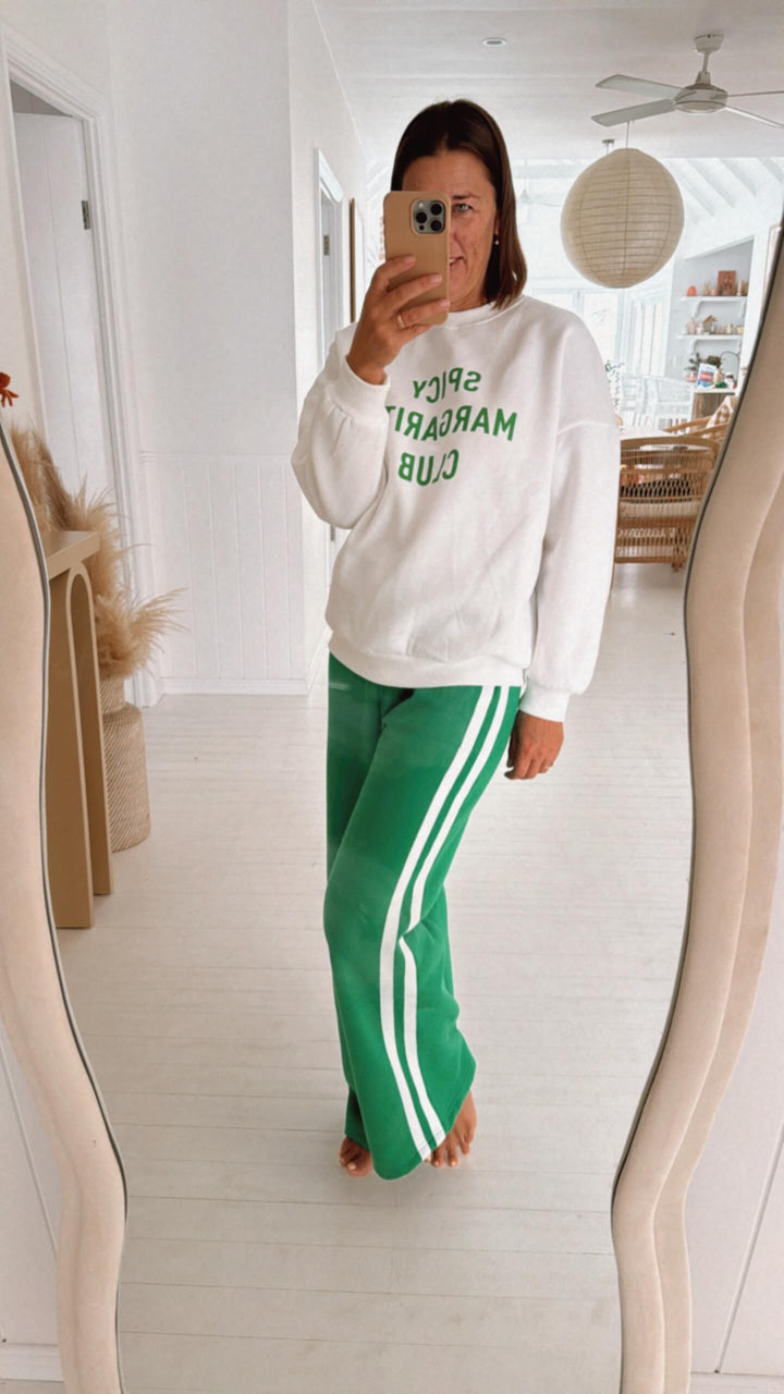 Margarita Green Track Pants