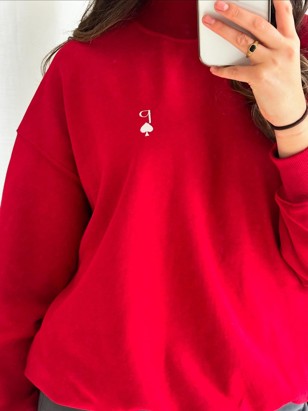 CHERRY SPADE SWEATER