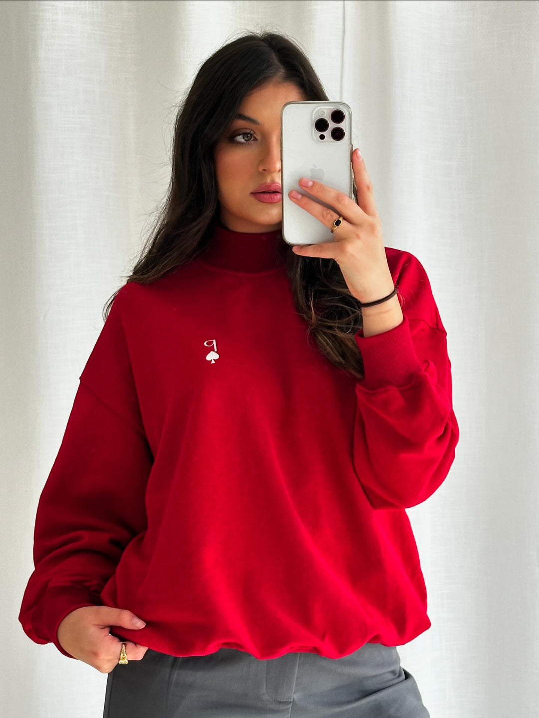 CHERRY SPADE SWEATER