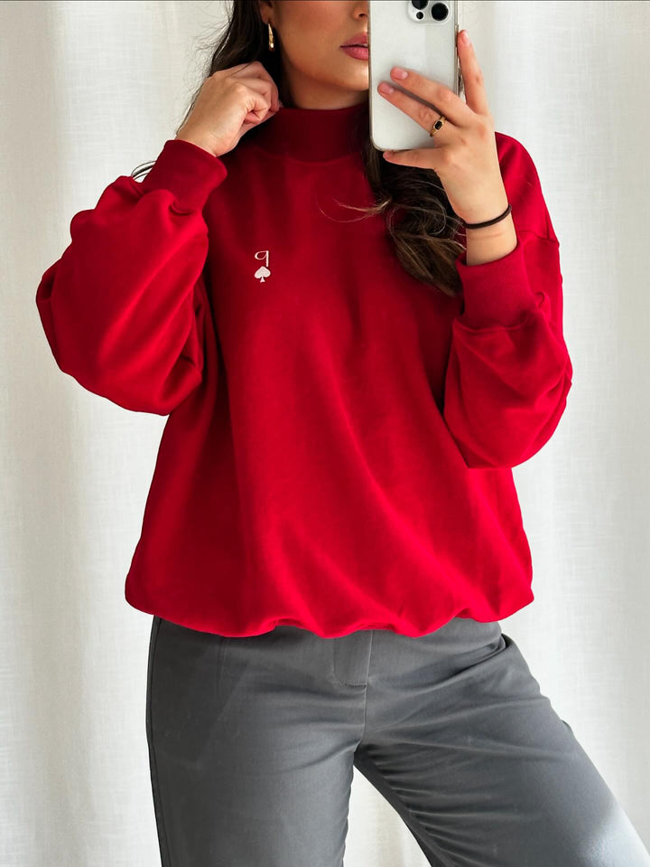 CHERRY SPADE SWEATER