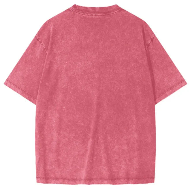 MAKU-  Kids Mermaid La Sirene Oversized Tee Rose Red