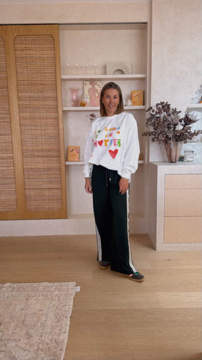 BE GOOD TO YOUR MOTHER LONG SLEEVE TEE WHITE - Maku