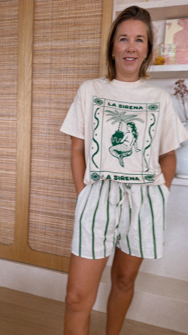 Green Frankie Racer Shorts