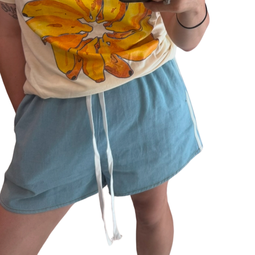 Chloe Denim Racer Shorts