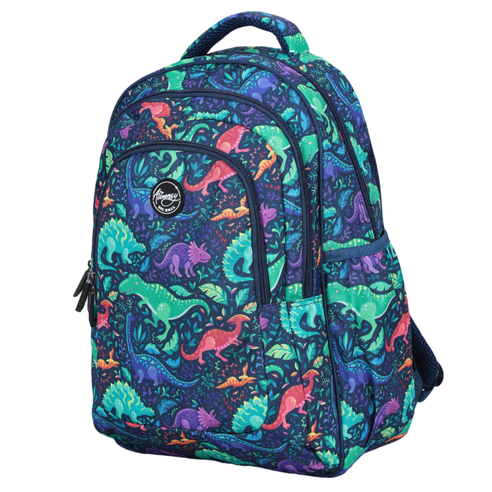 DINOSAUR LARGE SCHOOL BACKPACK - Alimasy