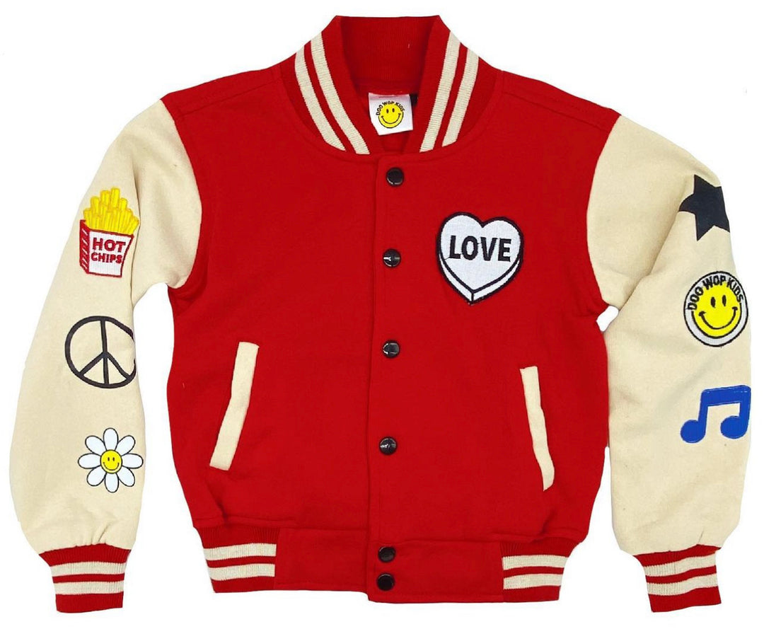 Red Varsity Jacket Doo Wop