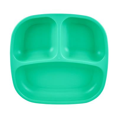 Re-Play Divided Plate - Aqua