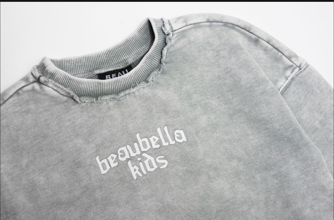 PARADISE SWEATSHIRT - ACID WASH GREY