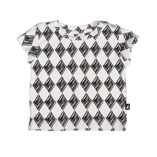 HARLEQUIN SS TEE CHALK