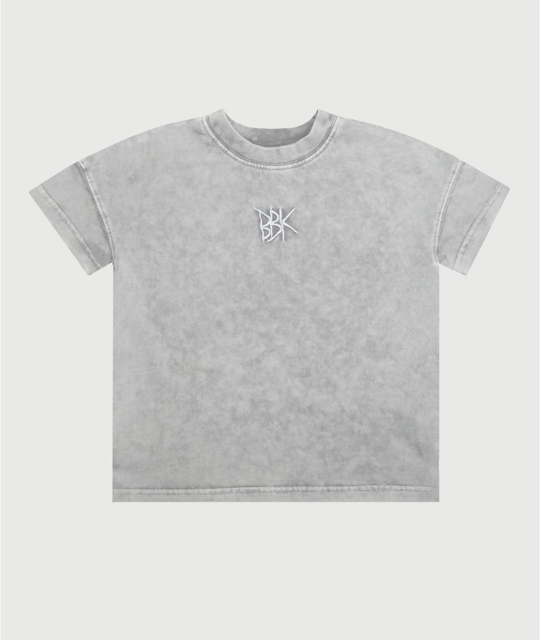 BASICS TEE - ACID WASH GREY