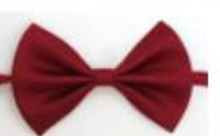 Burgundy Childrens Bow Tie