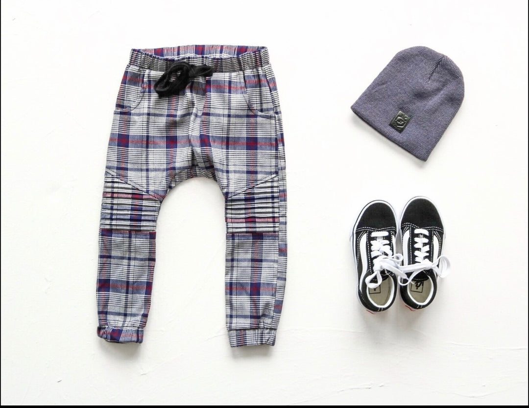 Plaid purple harems