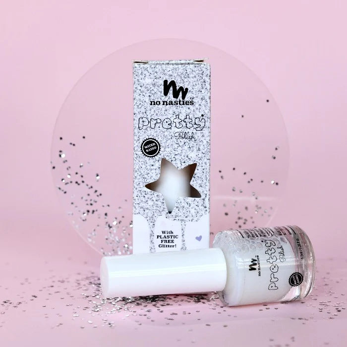 Shimmery Sparkle Water-Based, Scratch off Nail Polish for Kids
