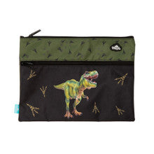 A4 Twin Zip Pencil Case - Dinosaur Discovery