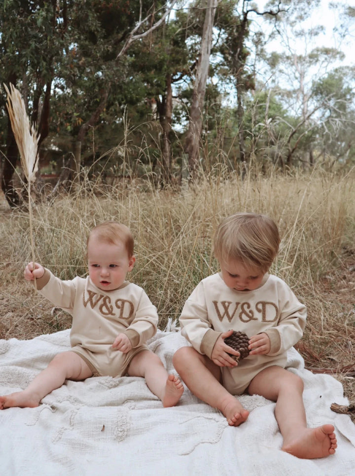 ORGANIC SIGNATURE ROMPER - COCONUT
