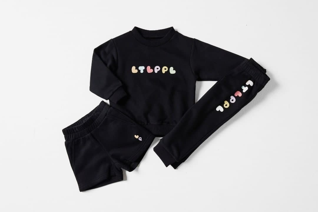 Bubble Shorts in Black