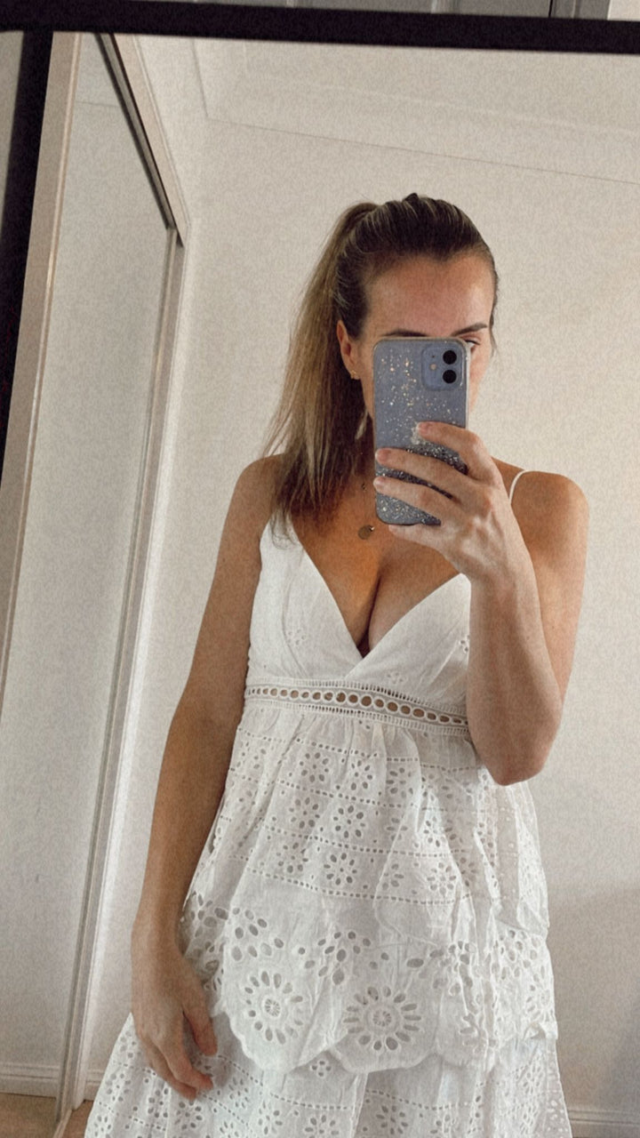 Clarissa White Dress