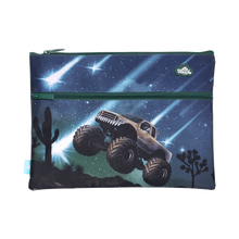 A4 Twin Zip Pencil Case - Meteor Trucks