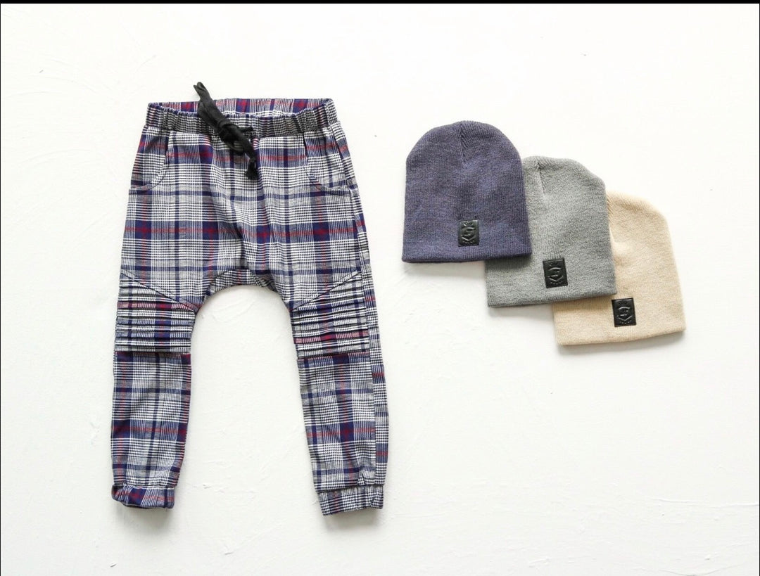 Plaid purple harems