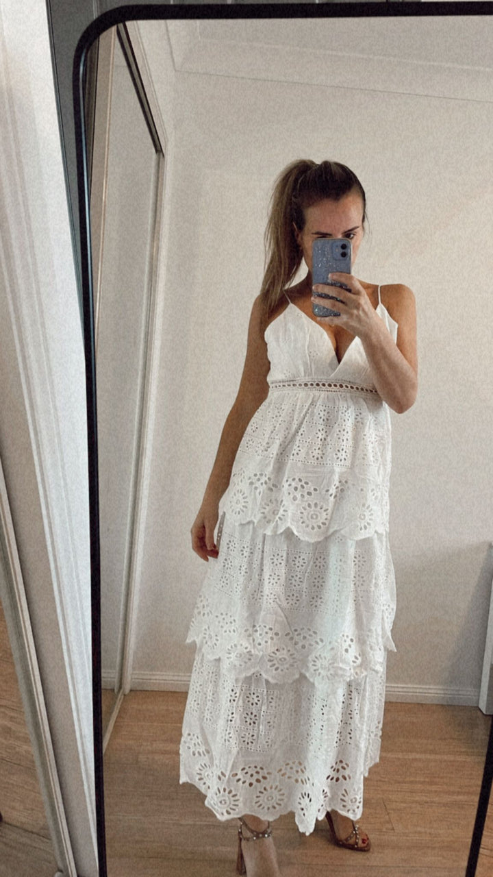 Clarissa White Dress