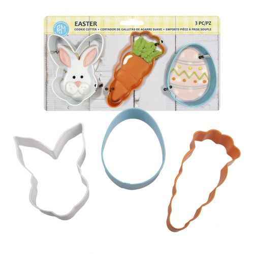 R&M EASTER COOKIE CUTTER SET 3 - ASST. COLOURS