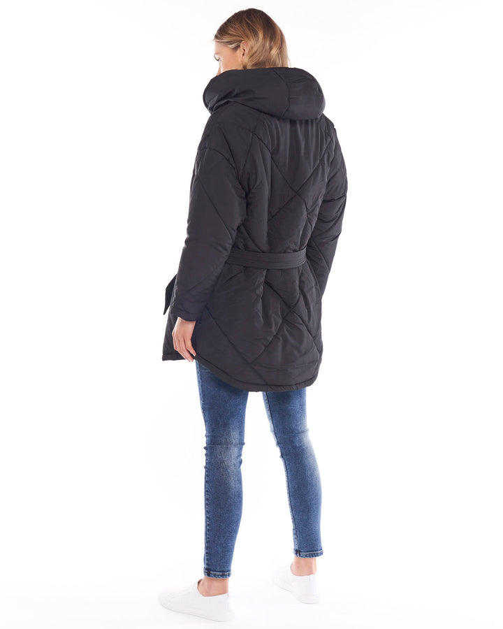 Archie Puffer Jacket Black