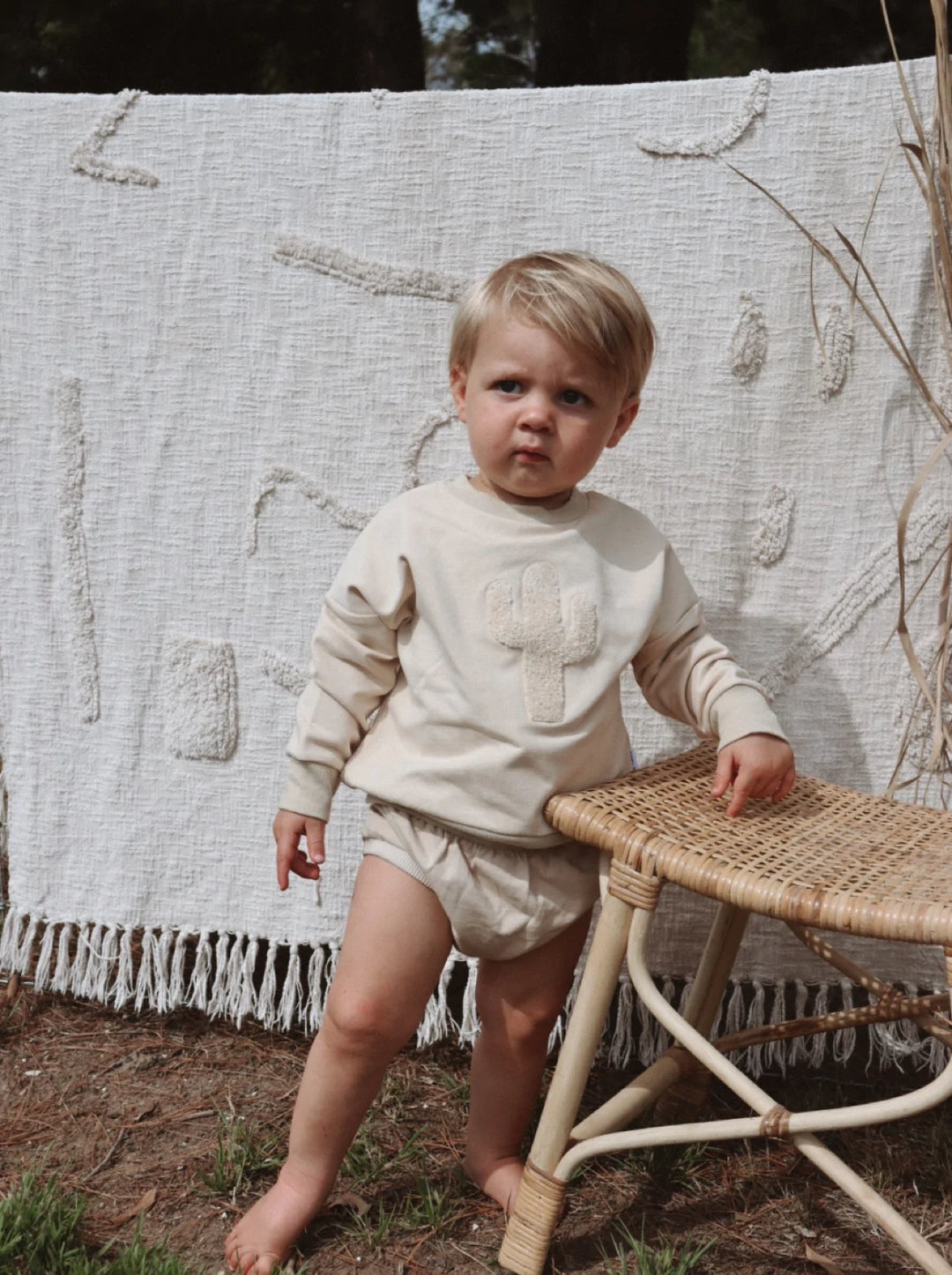 ORGANIC COTTON JUMPER - DESERT CACTUS